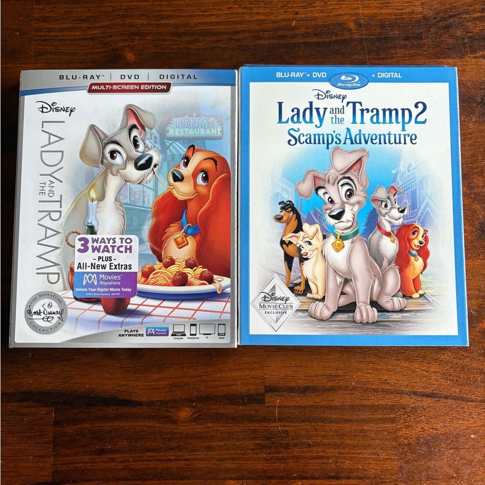 Disney Lady and the Tramp Blu-ray Set